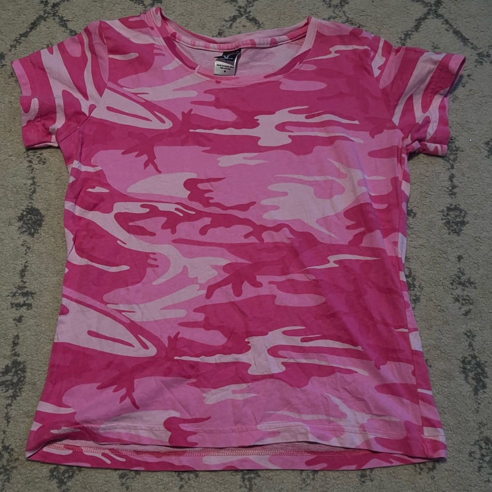 Pink Camo T-Shirt